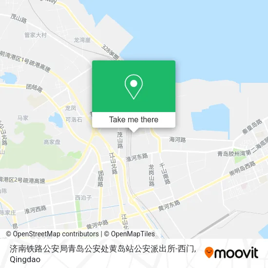 济南铁路公安局青岛公安处黄岛站公安派出所-西门 map