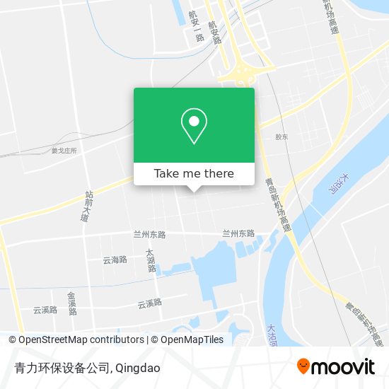 青力环保设备公司 map