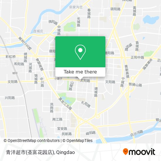 青洋超市(圣富花园店) map