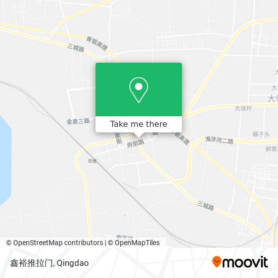 鑫裕推拉门 map