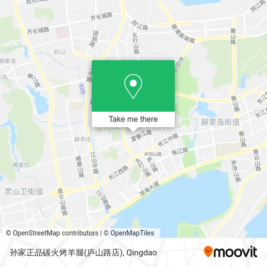 孙家正品碳火烤羊腿(庐山路店) map