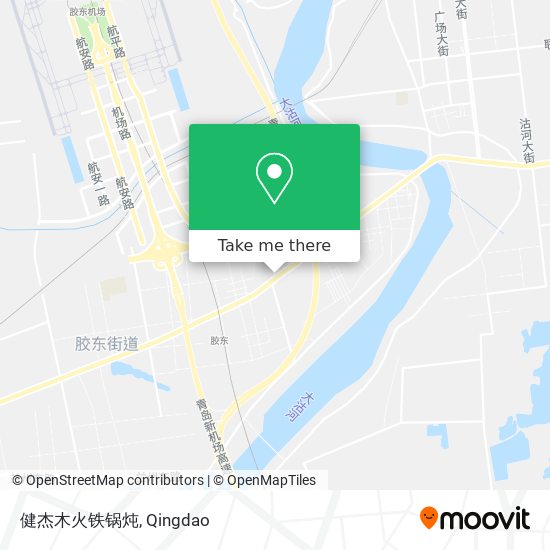 健杰木火铁锅炖 map