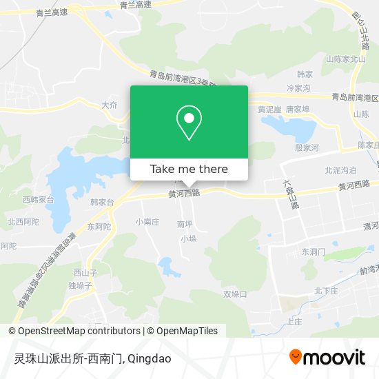 灵珠山派出所-西南门 map