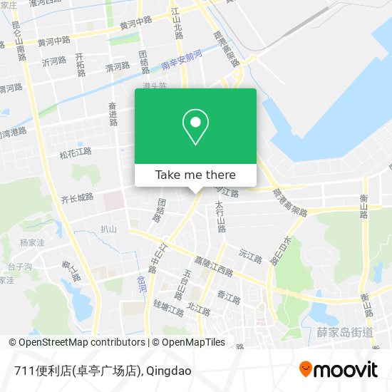 711便利店(卓亭广场店) map