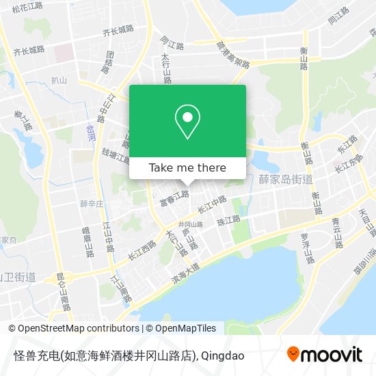 怪兽充电(如意海鲜酒楼井冈山路店) map