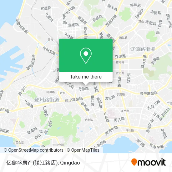 亿鑫盛房产(镇江路店) map
