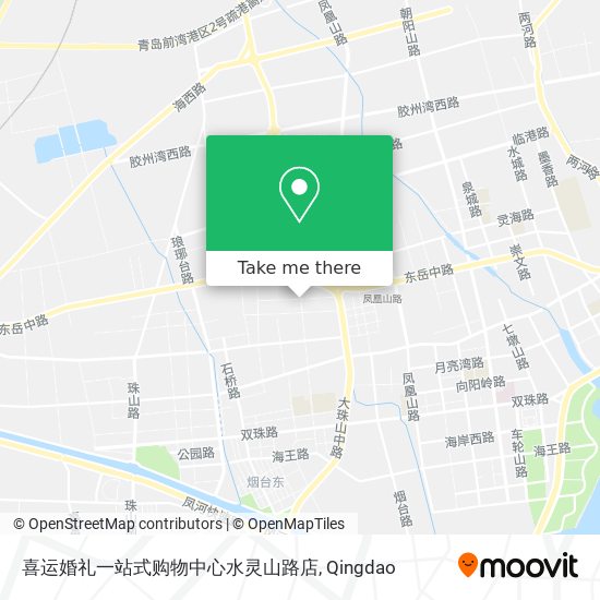 喜运婚礼一站式购物中心水灵山路店 map