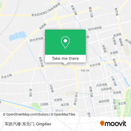 军皓汽修-东北门 map