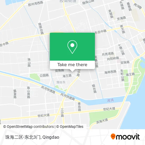 珠海二区-东北3门 map