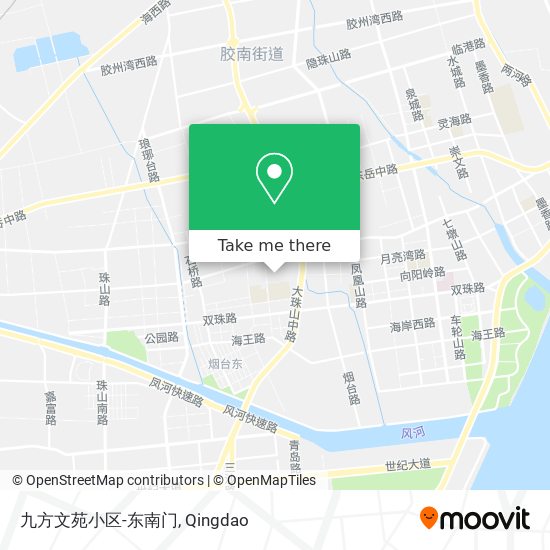 九方文苑小区-东南门 map
