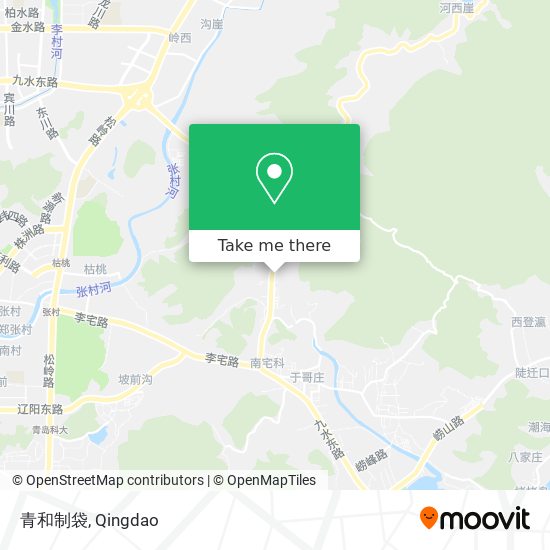 青和制袋 map