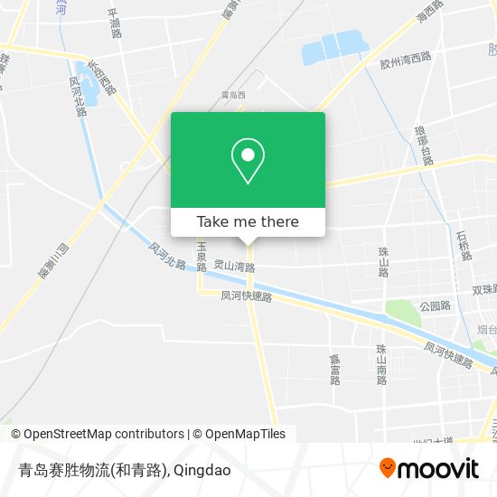 青岛赛胜物流(和青路) map
