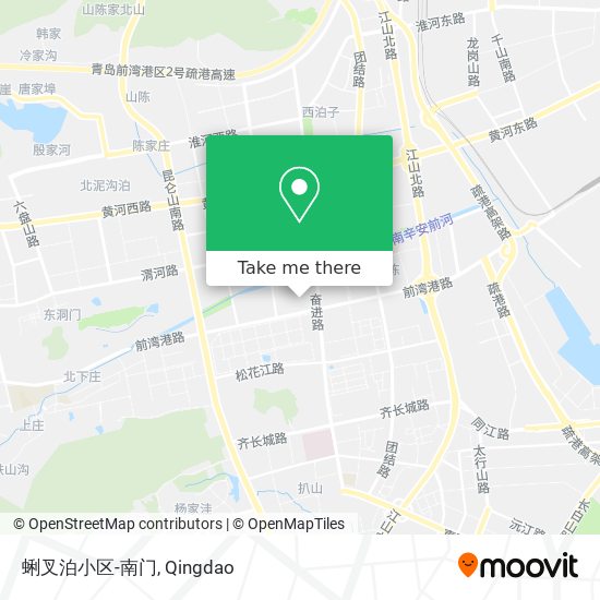 蜊叉泊小区-南门 map