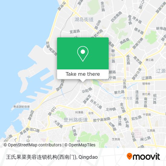 王氏果菜美容连锁机构(西南门) map