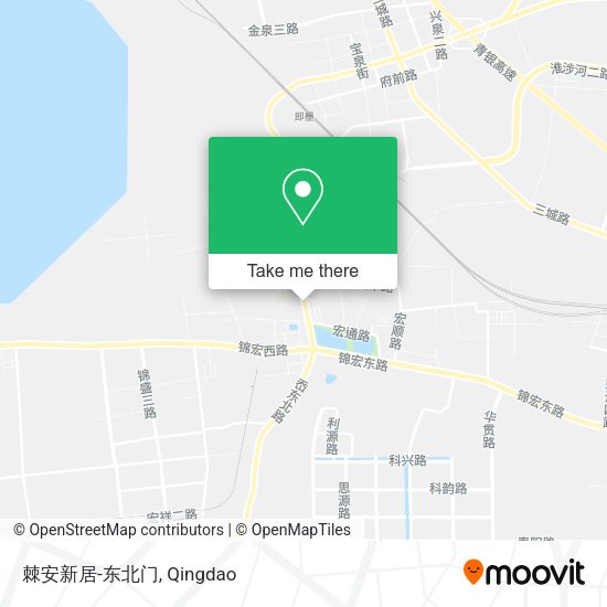 棘安新居-东北门 map