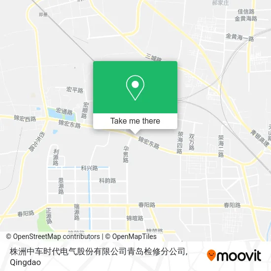 株洲中车时代电气股份有限公司青岛检修分公司 map