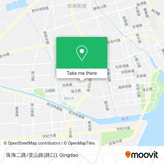 珠海二路/灵山路(路口) map