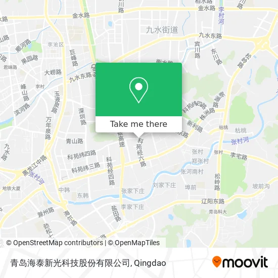 青岛海泰新光科技股份有限公司 map