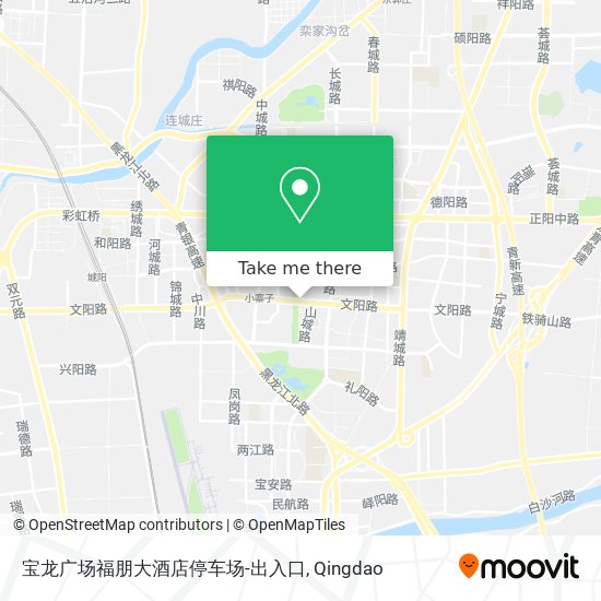 宝龙广场福朋大酒店停车场-出入口 map