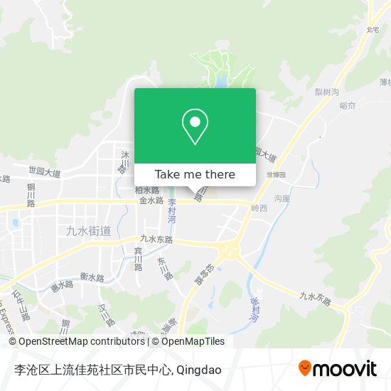 李沧区上流佳苑社区市民中心 map