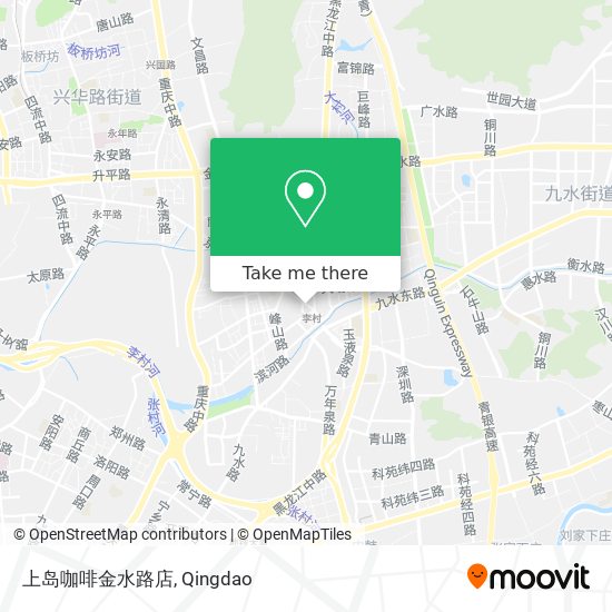 上岛咖啡金水路店 map