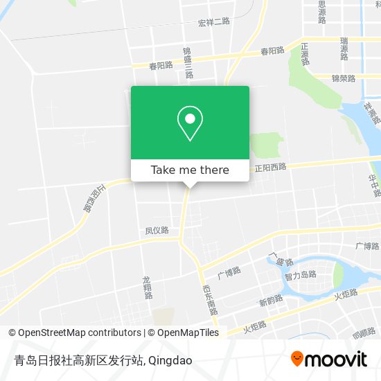 青岛日报社高新区发行站 map