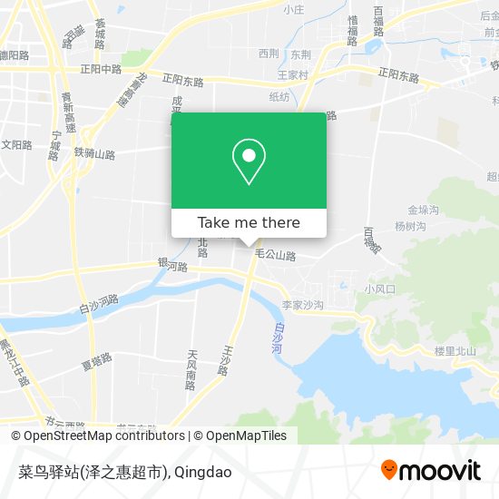 菜鸟驿站(泽之惠超市) map