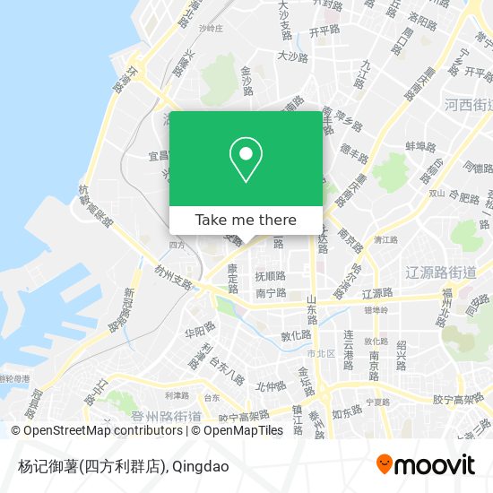 杨记御薯(四方利群店) map