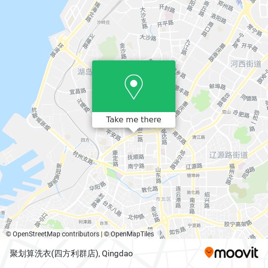 聚划算洗衣(四方利群店) map