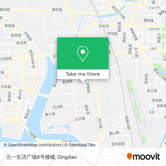 元一生活广场8号楼楼 map