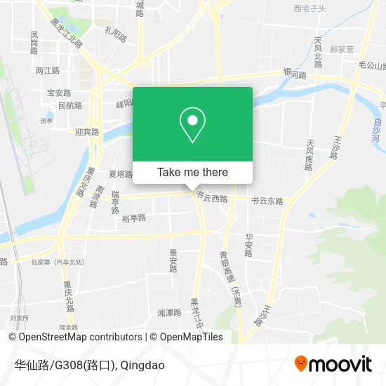 华仙路/G308(路口) map