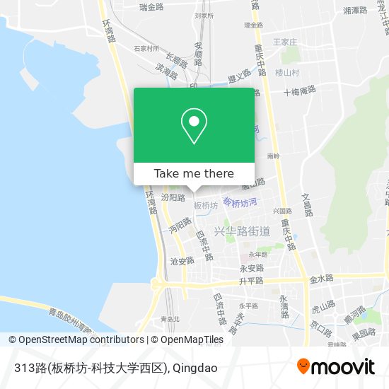 313路(板桥坊-科技大学西区) map