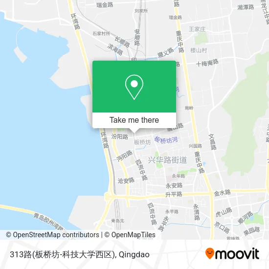 313路(板桥坊-科技大学西区) map