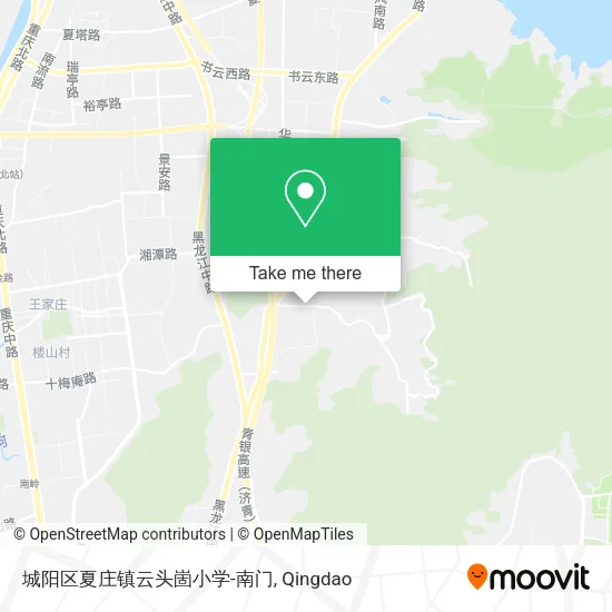 城阳区夏庄镇云头崮小学-南门 map