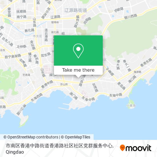 市南区香港中路街道香港路社区社区党群服务中心 map
