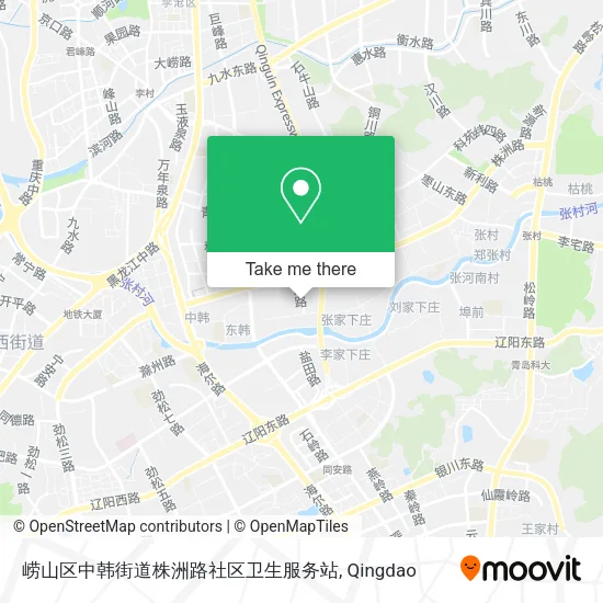 崂山区中韩街道株洲路社区卫生服务站 map