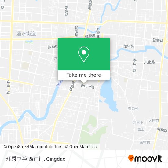 环秀中学-西南门 map