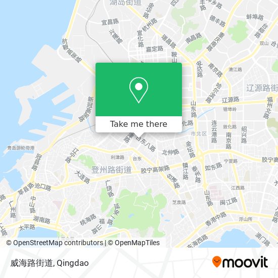 威海路街道 map