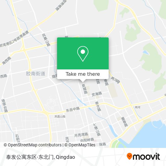 泰发公寓东区-东北门 map
