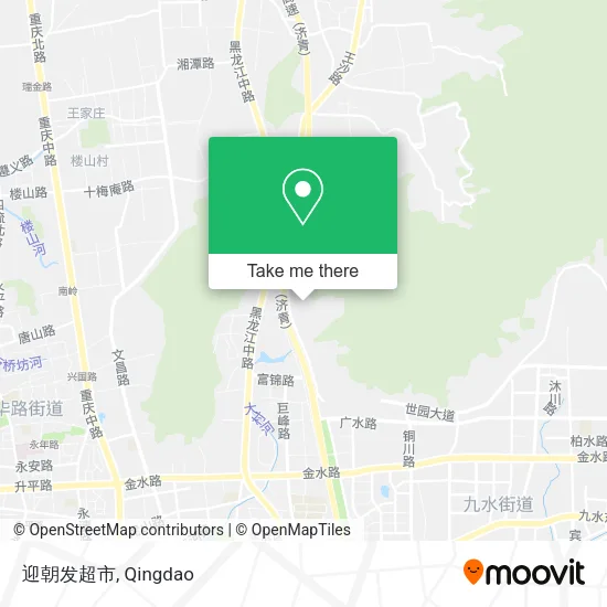 迎朝发超市 map
