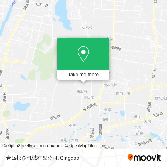 青岛松森机械有限公司 map