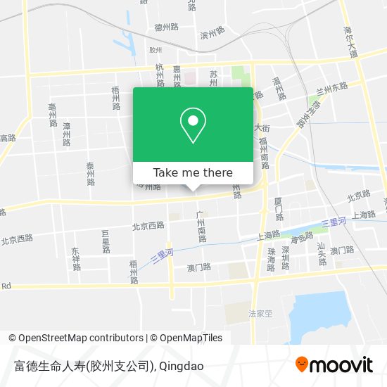 富德生命人寿(胶州支公司) map