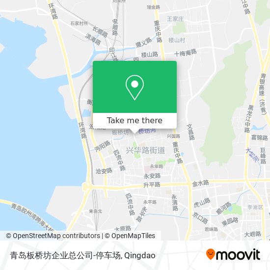 青岛板桥坊企业总公司-停车场 map