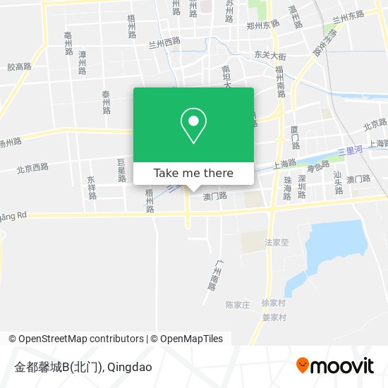 金都馨城B(北门) map