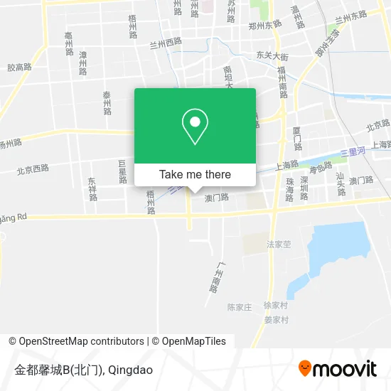 金都馨城B(北门) map