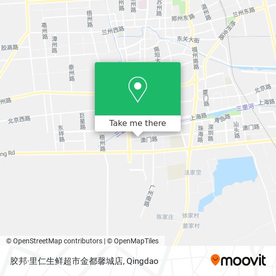 胶邦·里仁生鲜超市金都馨城店 map