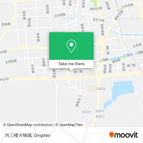 尚三楼火锅城 map