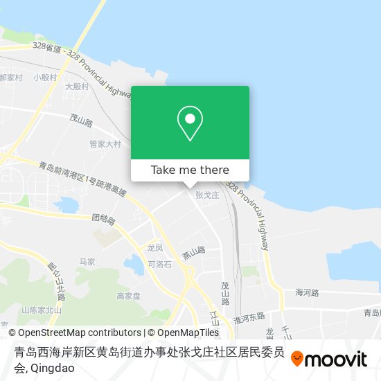 青岛西海岸新区黄岛街道办事处张戈庄社区居民委员会 map