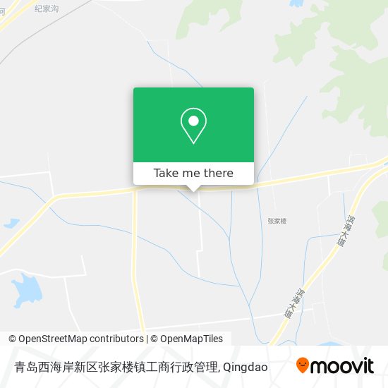 青岛西海岸新区张家楼镇工商行政管理 map
