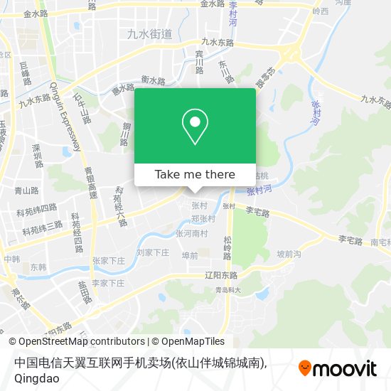 中国电信天翼互联网手机卖场(依山伴城锦城南) map